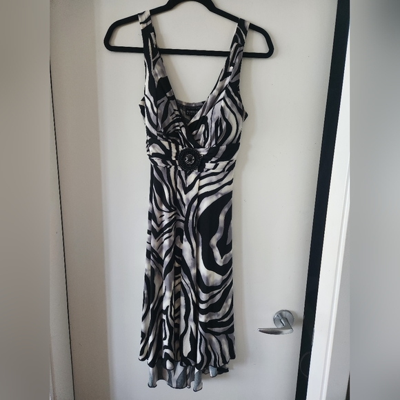 Zebra Print Tank Dress - Picture 3 of 12